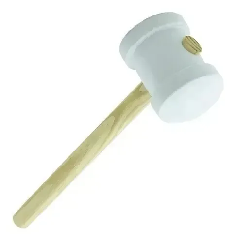 Martelo Marreta Borracha Branco 80mm (grande)