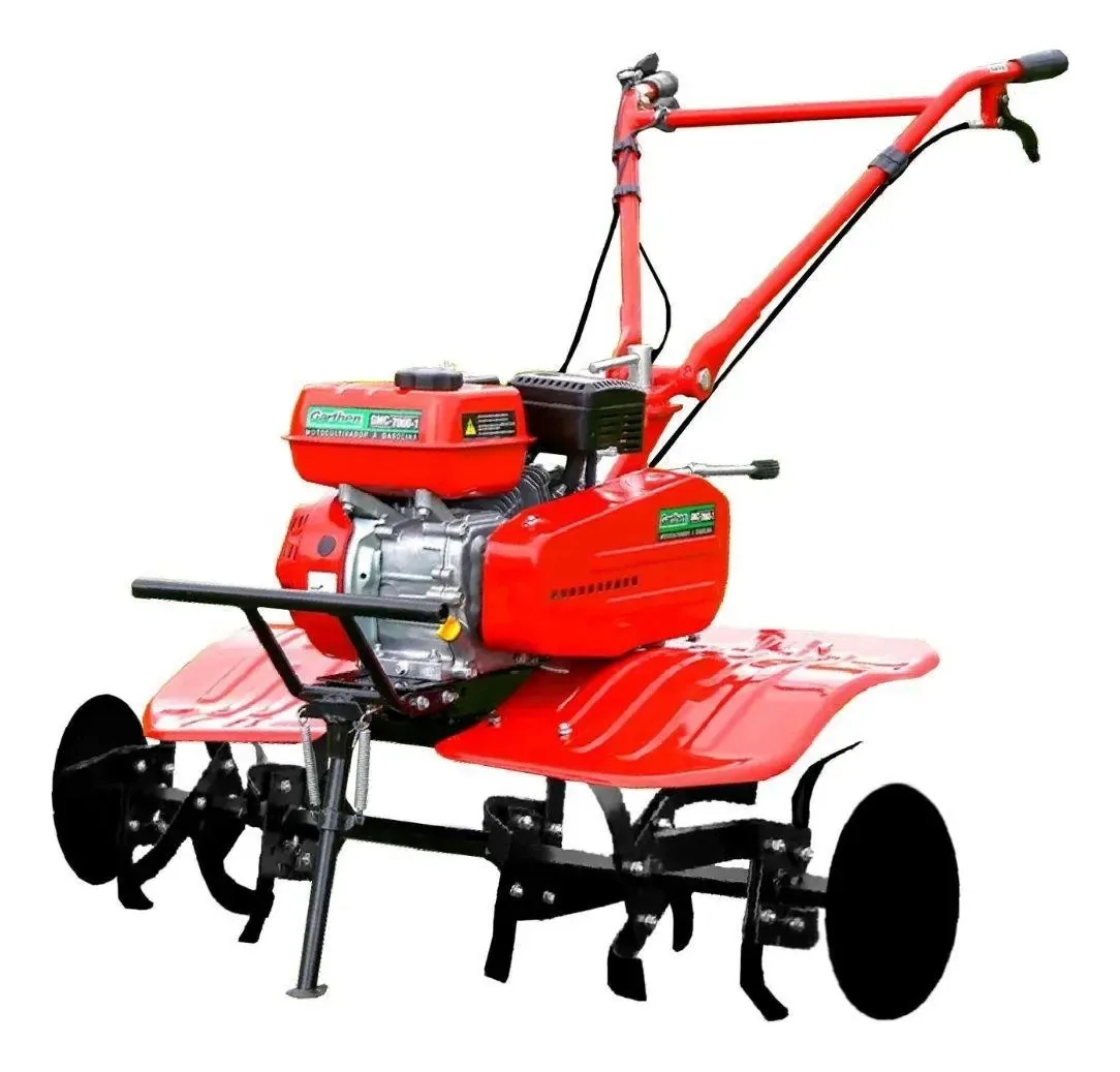 Motocultivador Gasolina 7hp 4t 212cc Rodas 8 Garthen