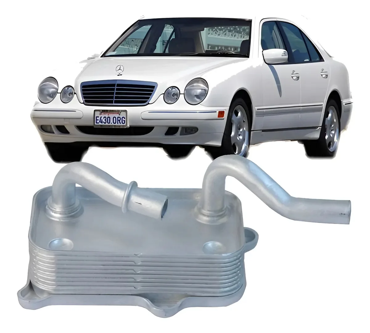 Radiador Resfriador Oleo Motor Mercedes Benz E320 E55 Ml320