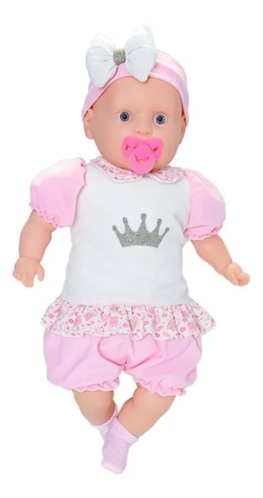 Boneca Bebê Babies New Collection Shorts - Brinquedos Anjo