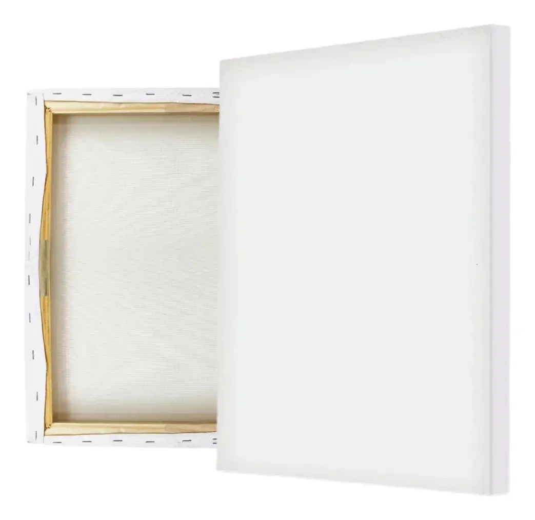 Kit 2 Telas Pintura 40x40 P/ Tinta Acrílica Ou A Óleo Arte