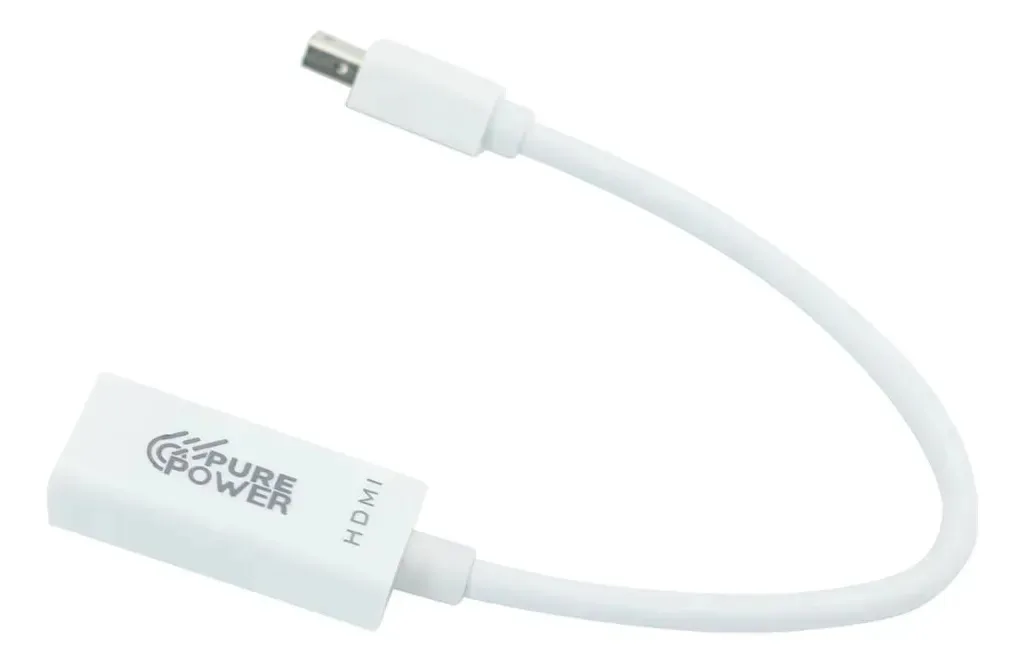 Mini Adaptador Displayport Para Hdmi, 15cm, Pure Power