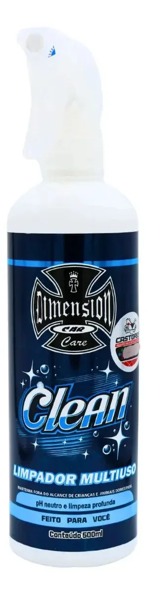 Revestimentolimpador DimensionAutomotivo 500ml em líquido azul limpeza