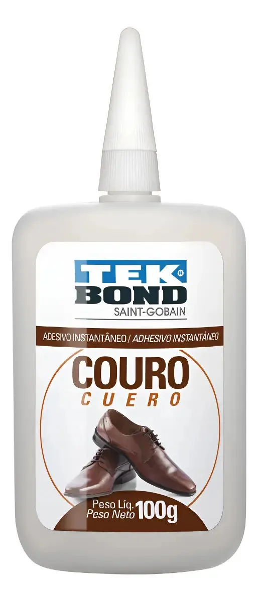 Cola Couro Natural Sintético 100g Tekbond Cola Para Couro