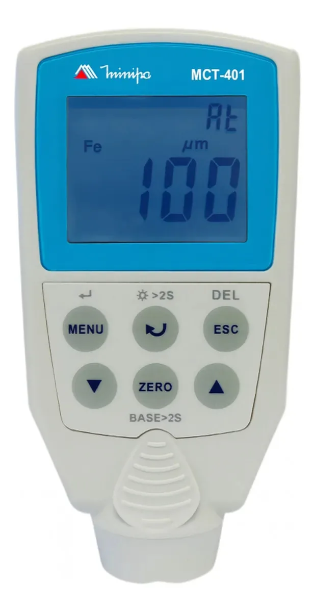 Medidor De Espessura De Camada Minipa Mct401 Digital