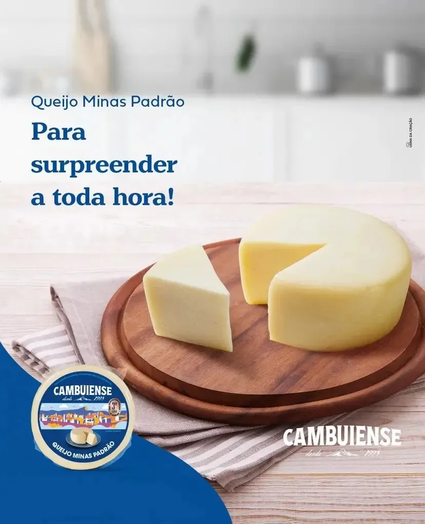 Queijo Padrão Minas Cambuiense Un
