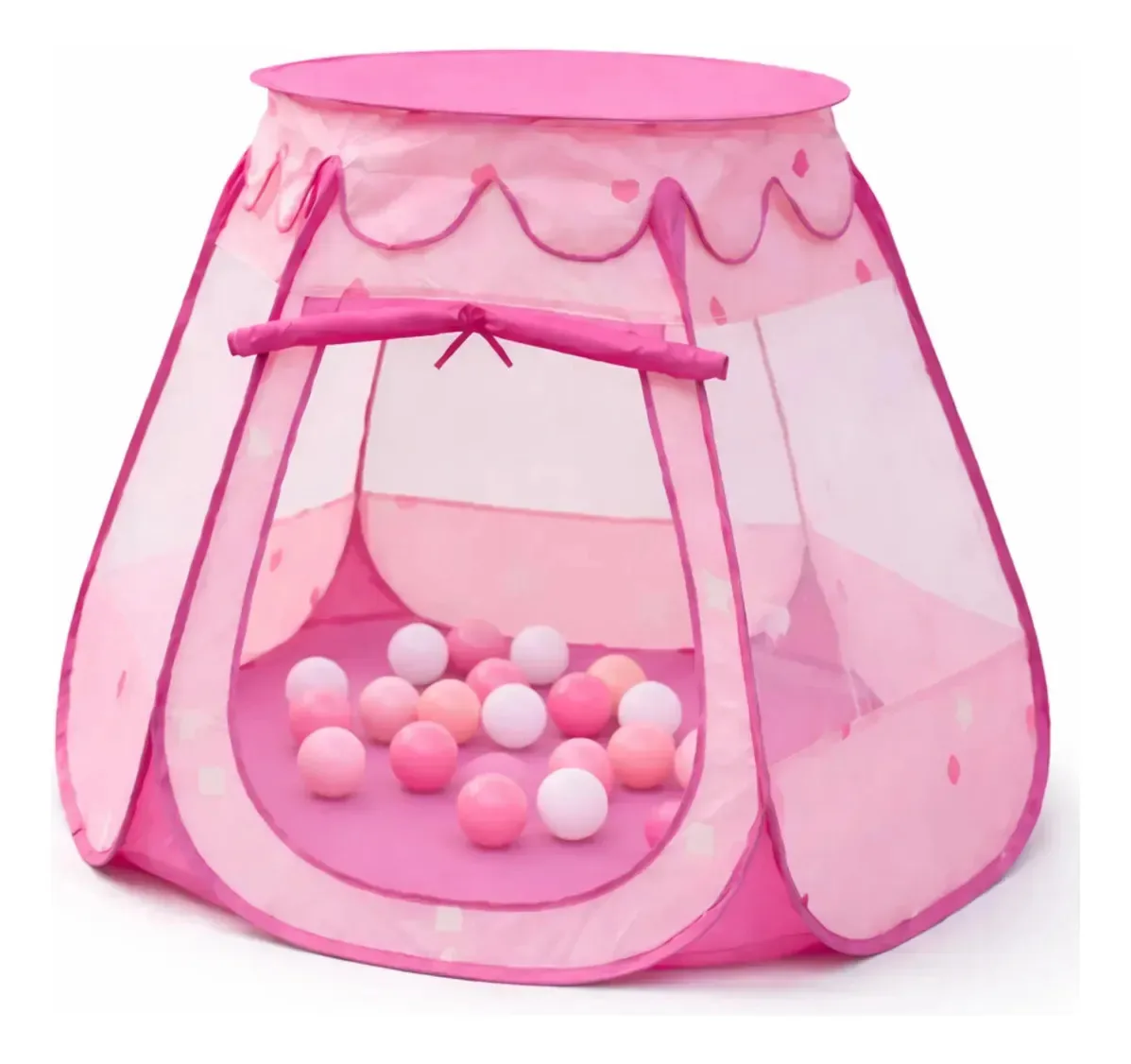 Barraca Infantil Cabana Tenda Rosa Casinha Toca Menina