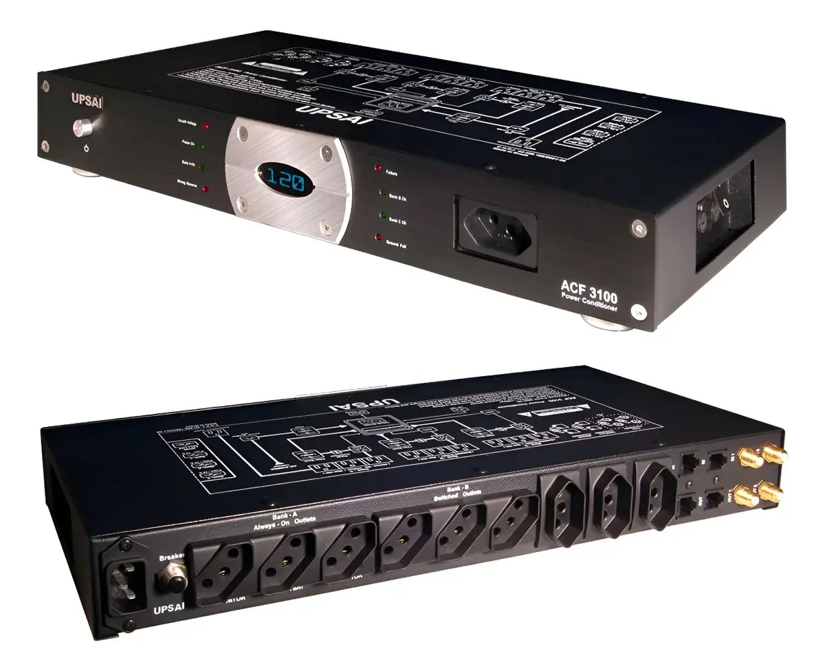 Condicionador De Energia 3,6 Kva Em Acf3100 - Upsai Preto