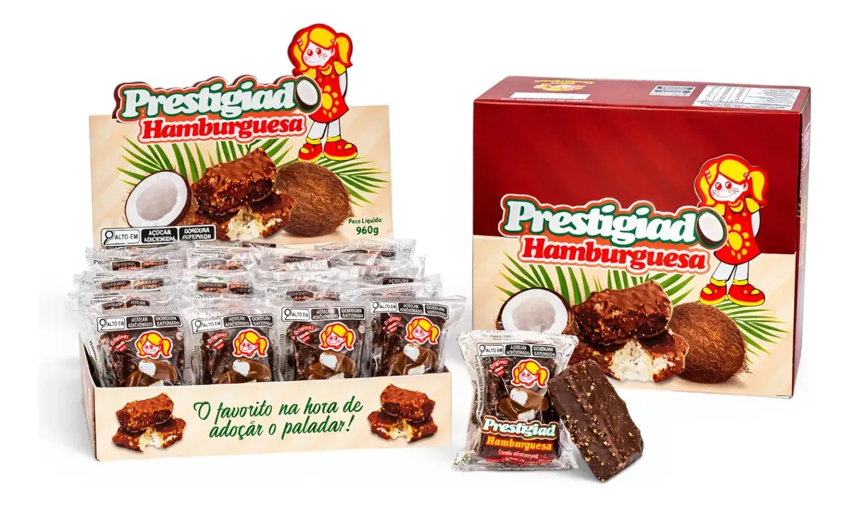 Prestigiado 24 Unidades 40g | Doces Hamburguesa