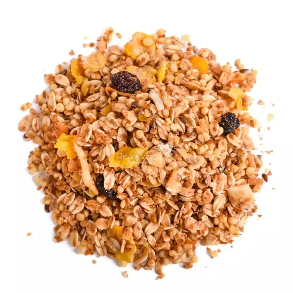 Granola Açúcar Mascavo Tradicional 500g Com Frutas Castanhas E Cereais