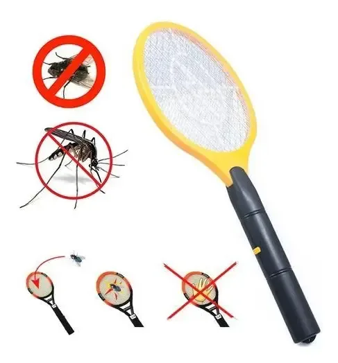 Kit 3 Raquetes Elétrica Recarregável Mata Aedes Aegypti