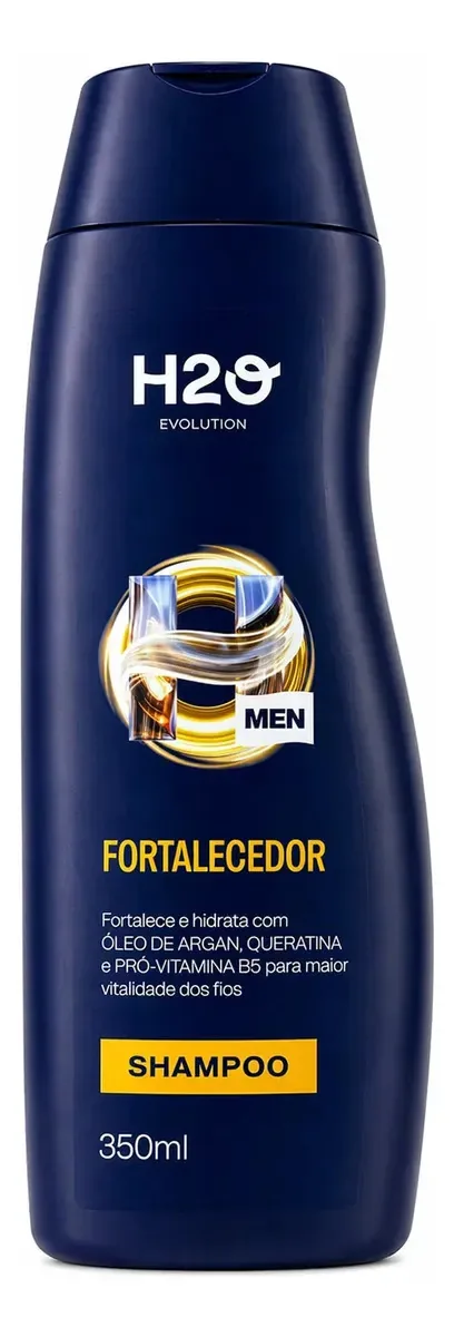 Shampoo Fortalecedor H2o Evolution Homem Frasco 350ml