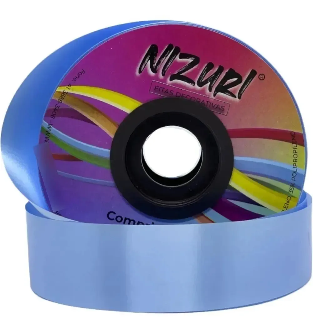 Fita 32mm X 50m Nizuri Azul Celeste