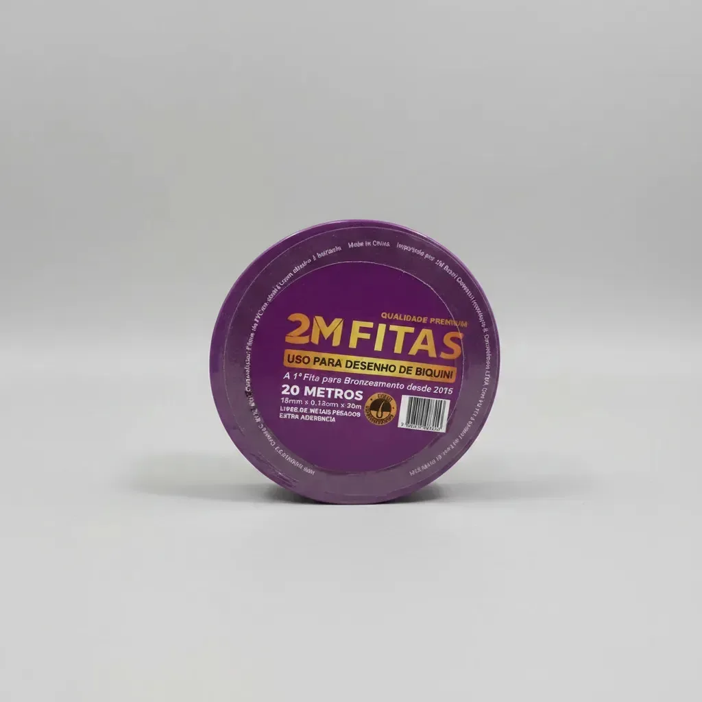 10 Fitas 2m Bronze Estampa Roxa Roxa