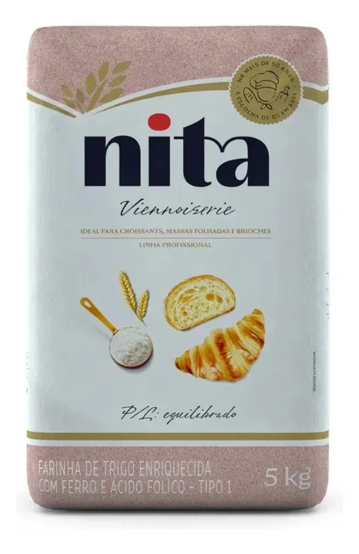 Farinha De Trigo Viennoiserie 5kg - Nita