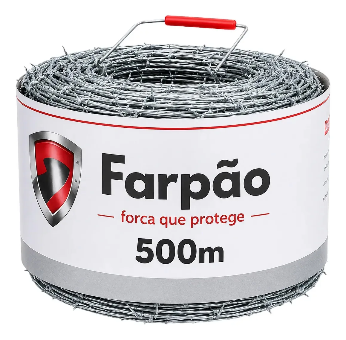 Arame Farpado Farpão 500m Galvanizado Para Cercas Rurais