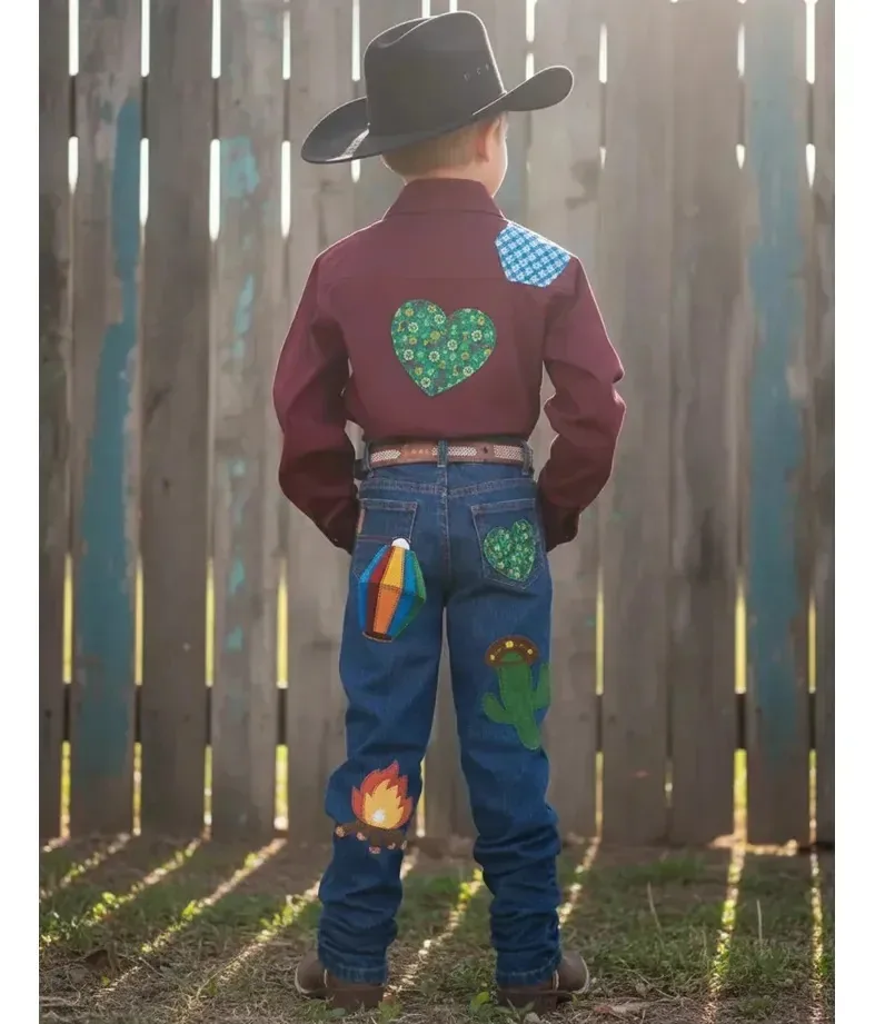 10 Adesivos Retalho Remendo Roupa Festa Junina 2 Cartelas Colorido Remendo