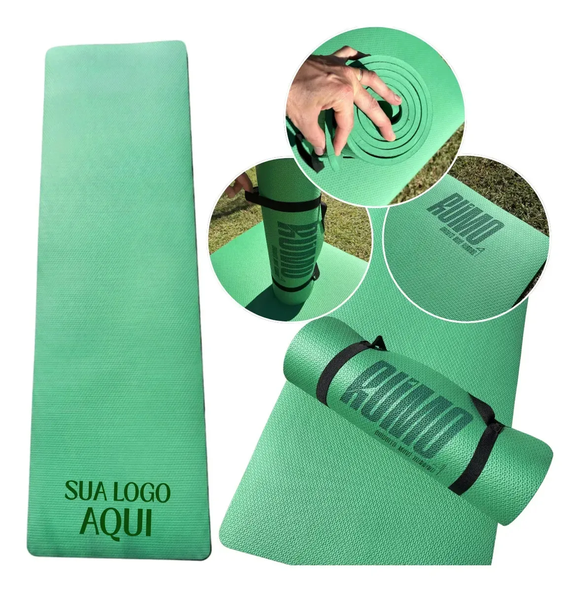 Tapete de yoga RDJ verde