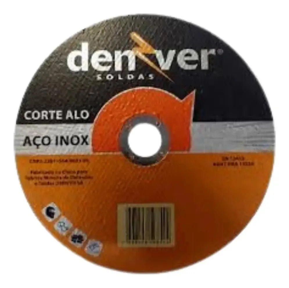 10 Disco De Corte 7 Polegadas Laranja