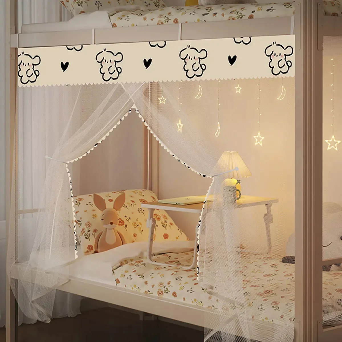 Mosquiteiro Para Cama De Solteiro Portatil 1.0*1.6m |ohté Cachorro De Amor