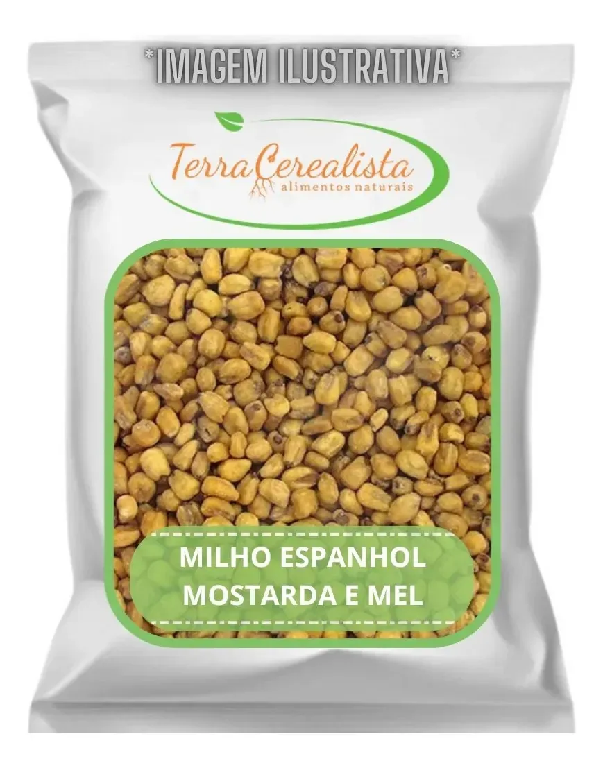 Milho Torrado Mostarda E Mel 500g