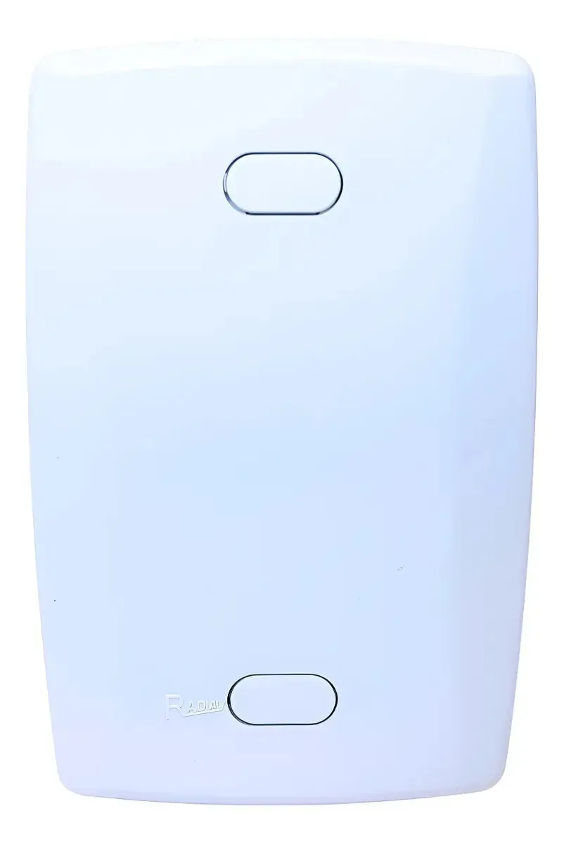 Tomadas E Interruptores 10/20a Linha Mármore Branco Radial Placa Sem Furo 4x2