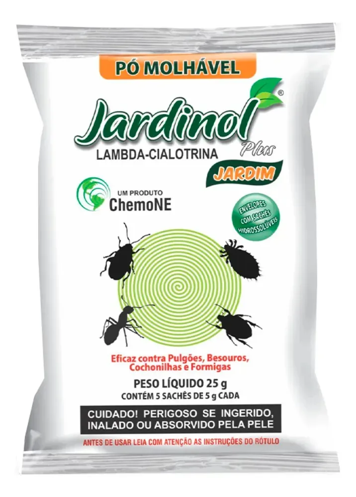 Inseticida Jardinol Plus Pó Molhável para Cochonilhas e Pulgões