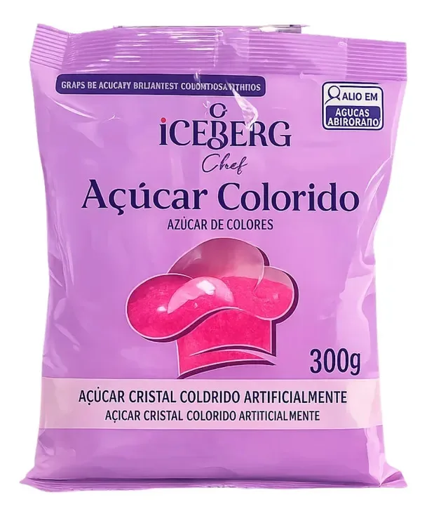 Açúcar Iceberg Chef com açúcar cristal