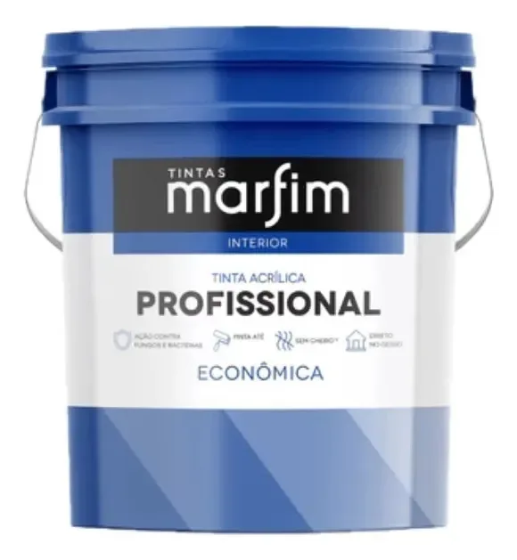Tintas Marfim Tinta Acrílica Profissional 3,6l Cor Pérola