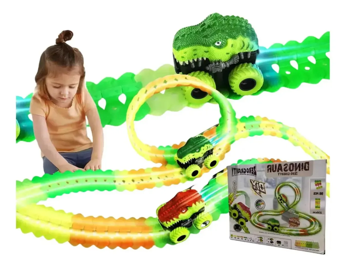 Pista De Brinquedo Grande Dinossauro Para Criança