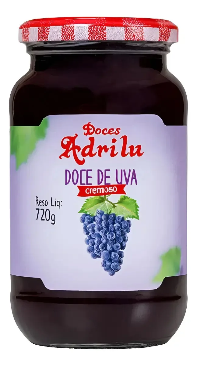 Doce de Uva Adri Artesanal e Natural de 720g