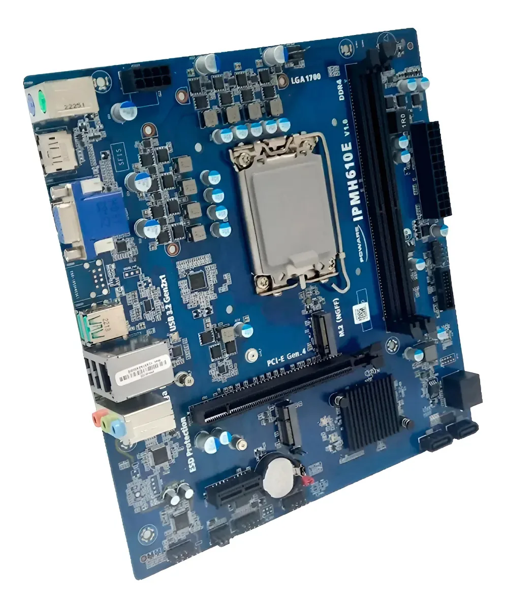 Placa Mãe Pcware Ipmh610e Ddr4 Lga 1700 Matx Intel