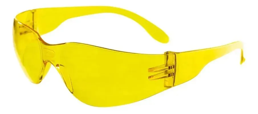 Óculos De Proteção Leopardo Amarelo Kalipso Ca11268 Única