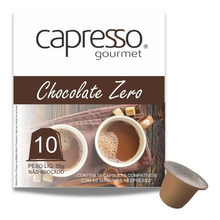 Capsula Capresso Chocolate Zero 10un