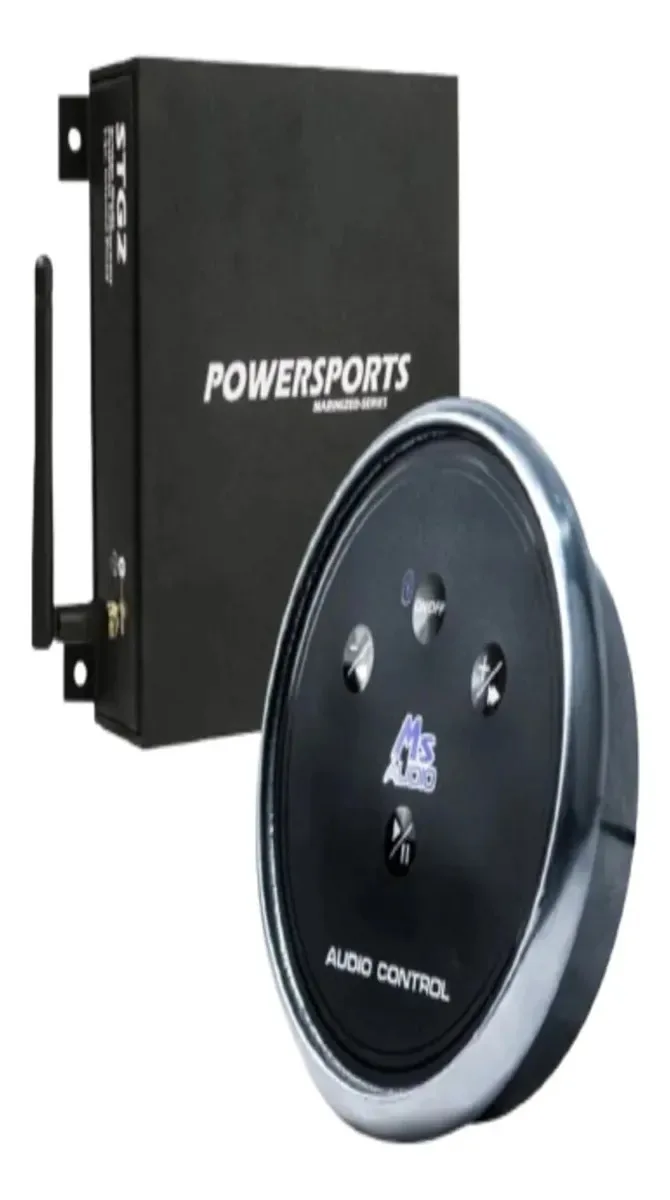 Amplificador Para Barco Áudio Control 4.0 Cromado - Ms Áudio Cromado