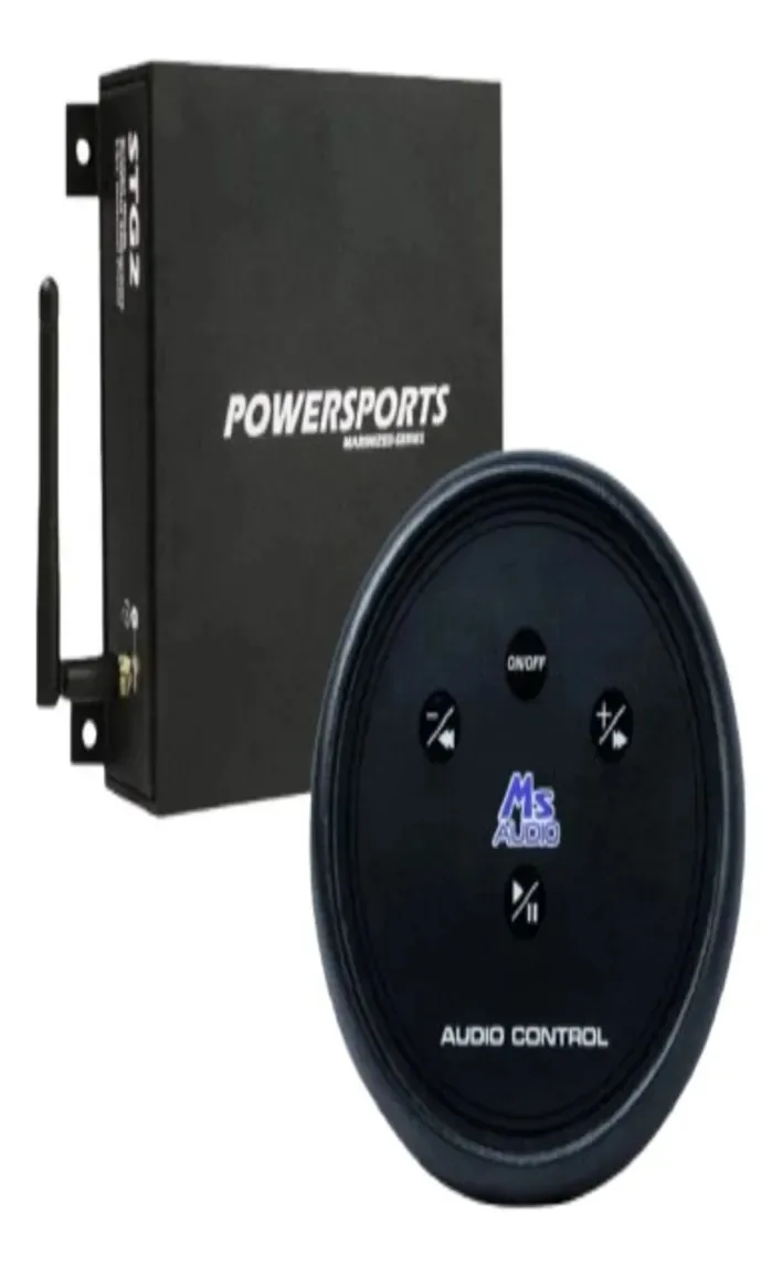 Amplificador Para Barco Áudio Control 4.0 Preto - Ms Áudio