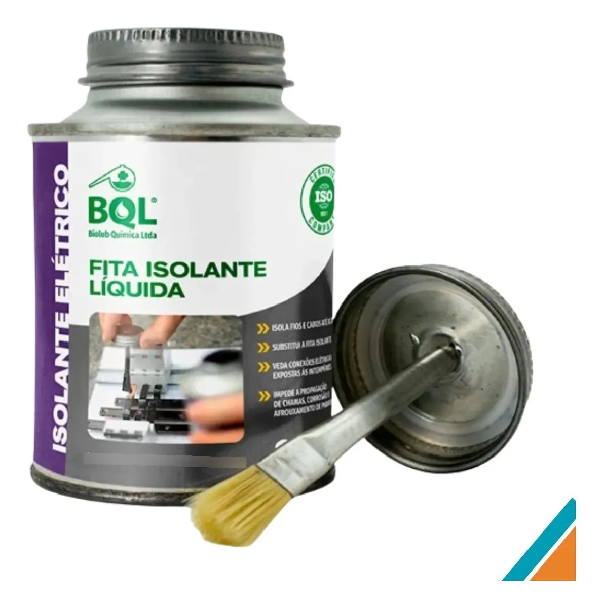 Fita Isolante Líquida Diversas Cores 225ml - Biolub Cor Amarelo