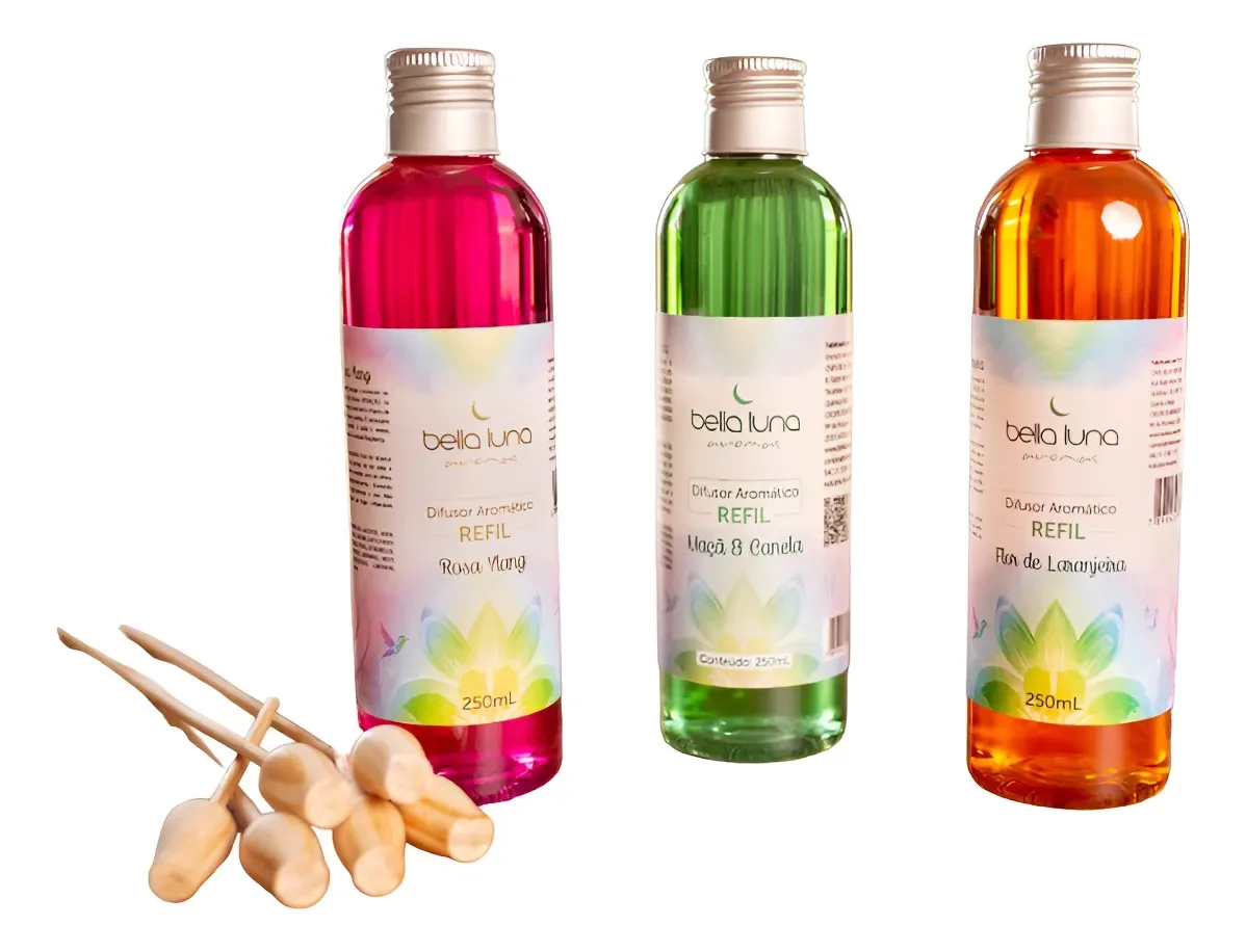Refil Difusor De Varetas 250ml Bella Luna