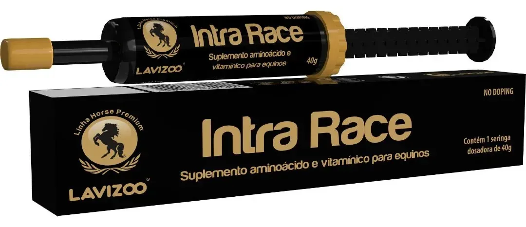 Intra Race Gel Lavizoo 40 Gr Suplemento Cavalos Entre Provas