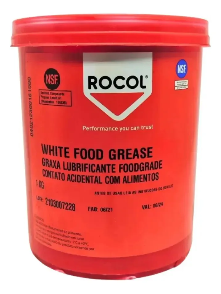 Graxa Branca 1kg Rocol White Food Grease