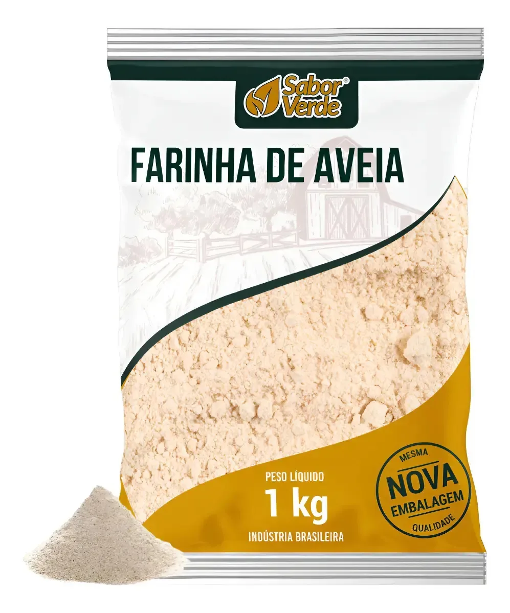 Farinha De Aveia 1kg Premium Energia Natural