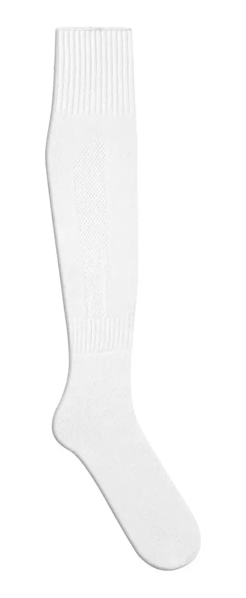 Meiao Juvenil Futebol Meias Cano Alto Jogador Cor Branco Tamanho 33/37