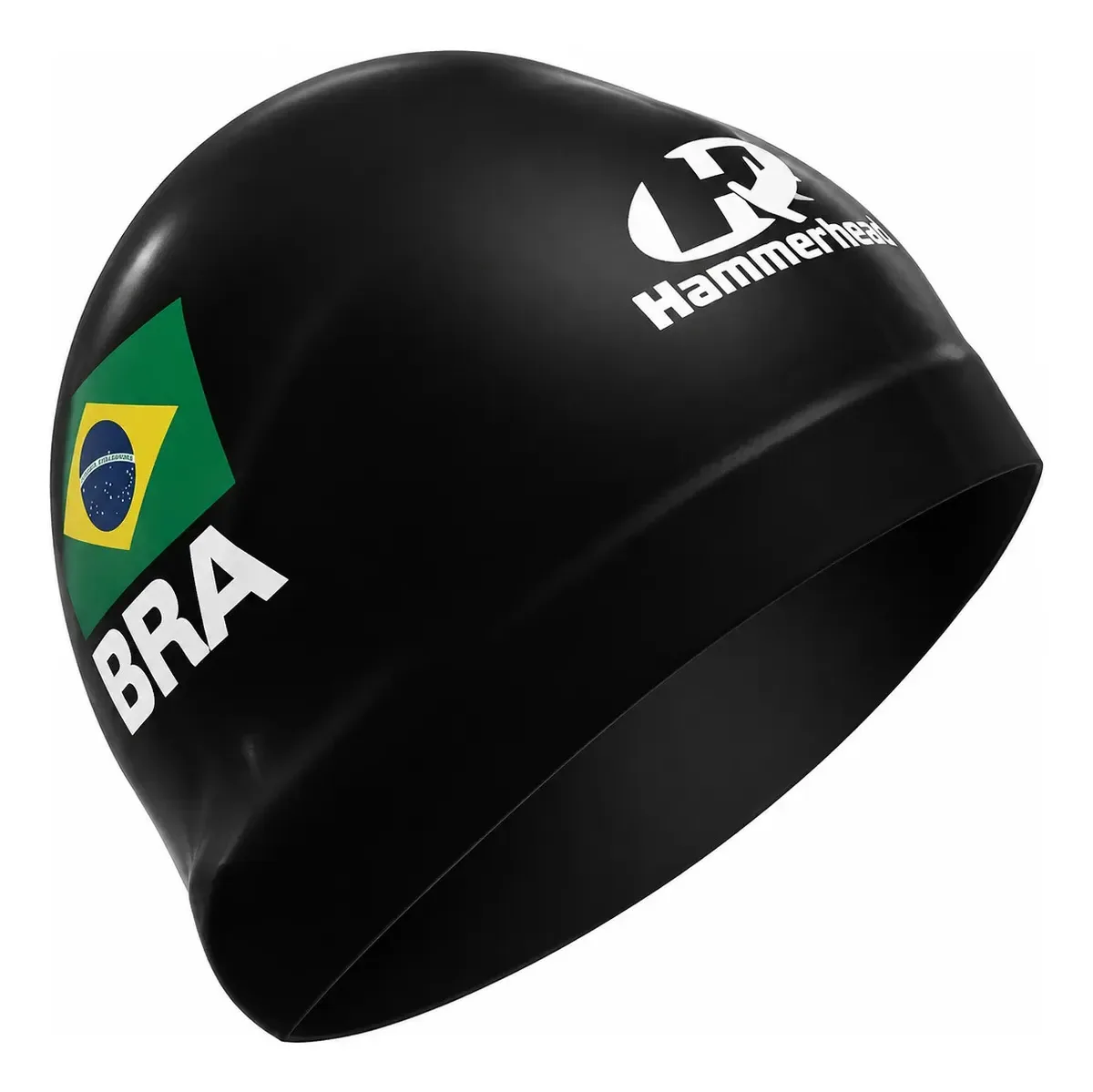 Touca Natação Hammerhead 3d Max Preto Adulto