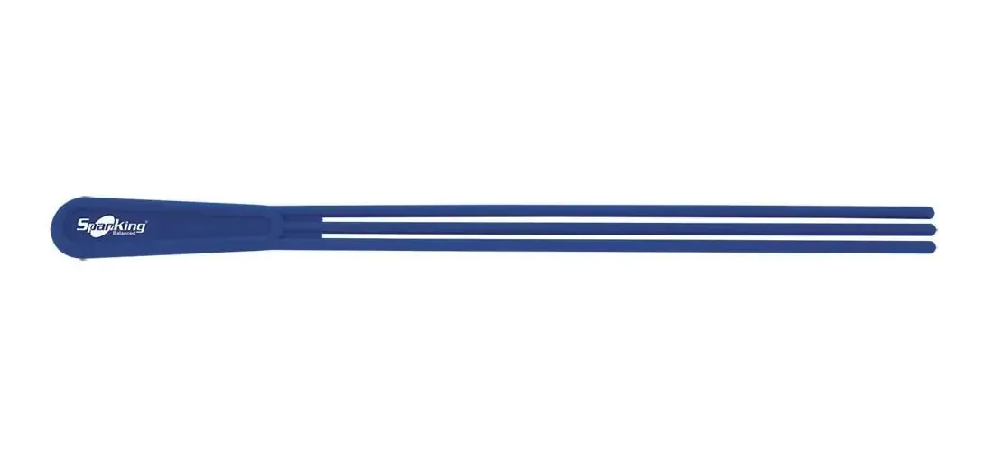 Baqueta Tripla Spanking Polipropileno Azul Para Tamborim