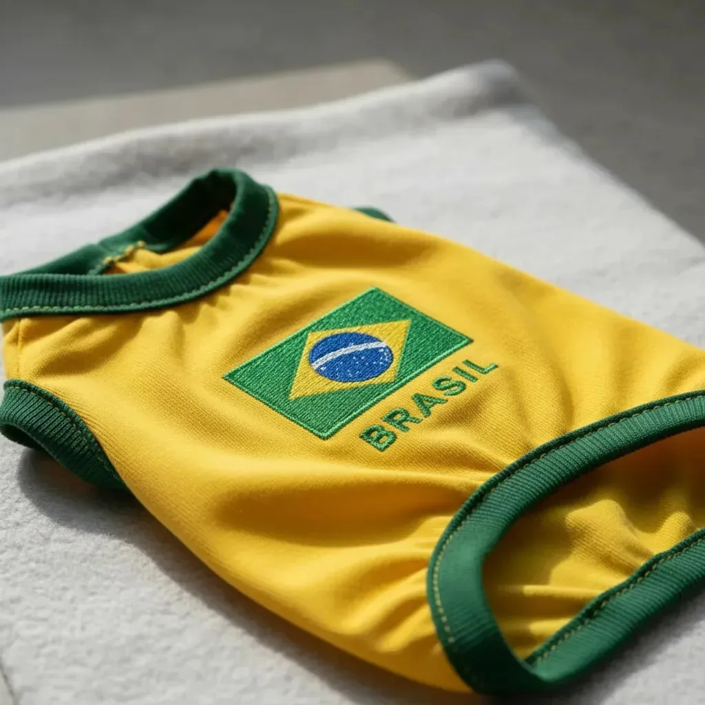 Camiseta Do Brasil N.0 27x23cm