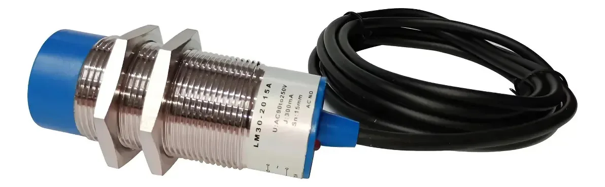 Sensor Indutivo JNG de 30mm com Distância de 15mm para Automação