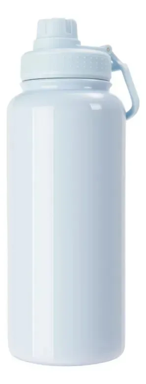 Kit 2 Garrafas Squeezes Sublimação Térmica 900ml Azul