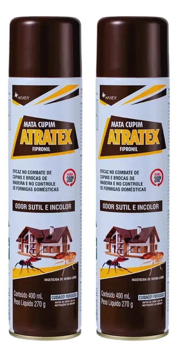 Atratex Extermina Cupim 2x400ml Protege Madeira Incolor