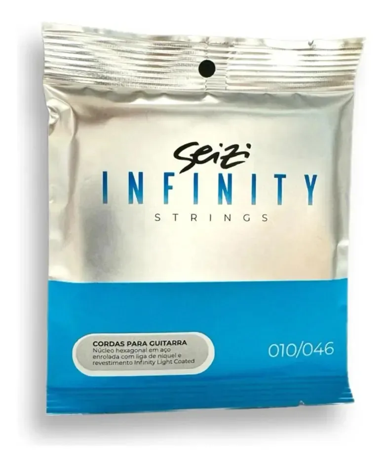 Cordas Para Guitarra Seizi Infinity 010 Aço
