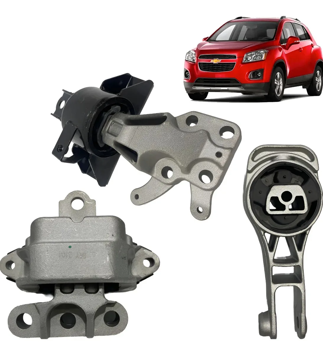 Kit Calço Coxim Motor E Câmbio Tracker 2014 Até 2015